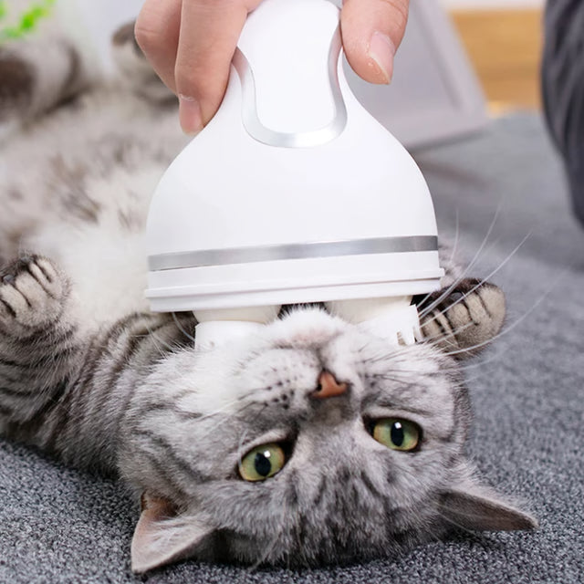 Cordless Pet Massager for Dogs and Cats Relaxing Grooming Tool
