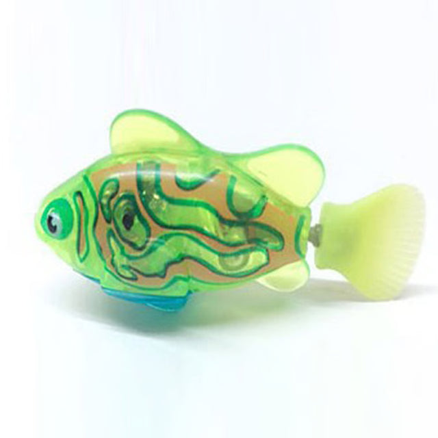 Interactive Electric Fish Toy for Cats and Dogs LED Swimming Robot Water Play Pet Toy