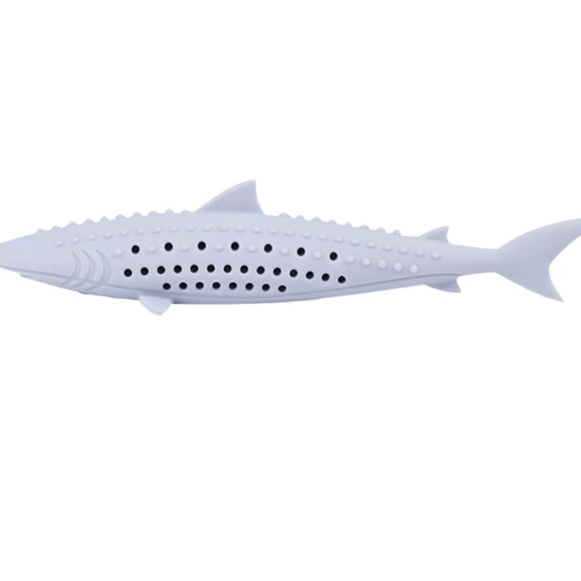 Soft Silicone Mint Fish Cat Toy: Catnip-infused, Teeth-cleaning Chew for Cats