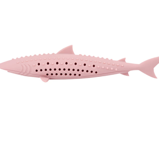 Soft Silicone Mint Fish Cat Toy: Catnip-infused, Teeth-cleaning Chew for Cats