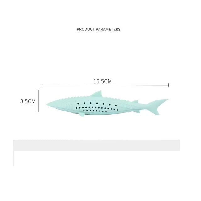 Soft Silicone Mint Fish Cat Toy: Catnip-infused, Teeth-cleaning Chew for Cats