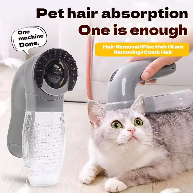 Cordless Hair Removal Vacuum for Pets, Smooth Massaging Handheld Vacuum for Pet Hair, Pet Hair Vacuum Cleaner